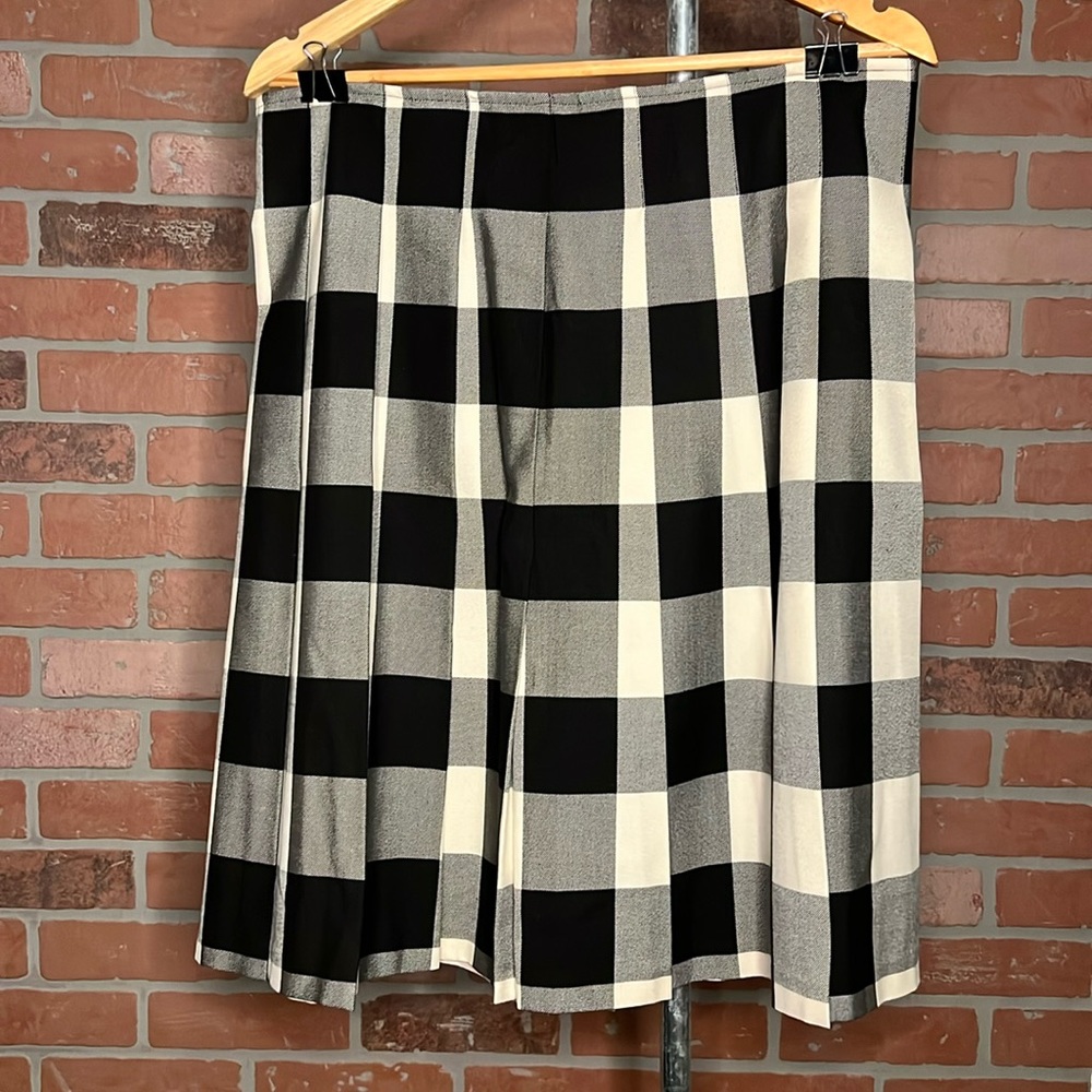 ARGYLE pleated plaid skirt